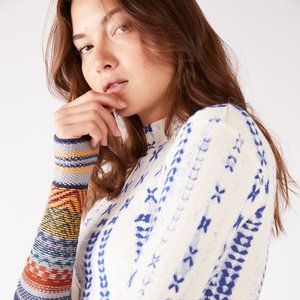 Free People Wonderful Mock Neck Thermal Top, Size S/M (Size 6*)